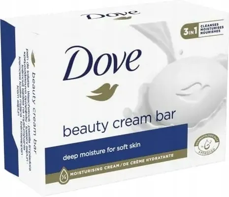 Mydło w kostce Dove 3W1 kostka myjąca kremowe białe Beauty Cream Bar 90 g