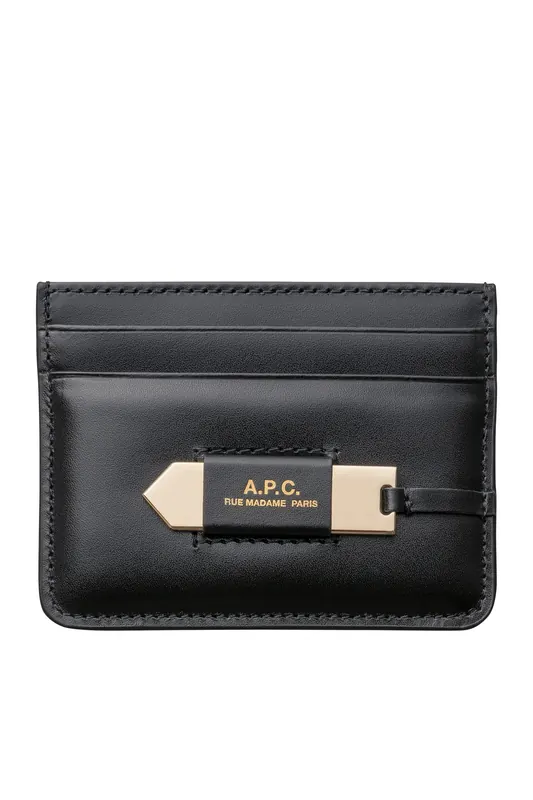 A.P.C. Cardholder Charlotte Black Maat: OS | Portemonnees Outlet | Dames | Zwart