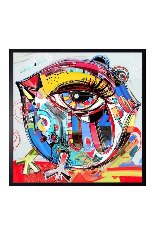 Reprodukcja na papierze w ramie 70x70 cm