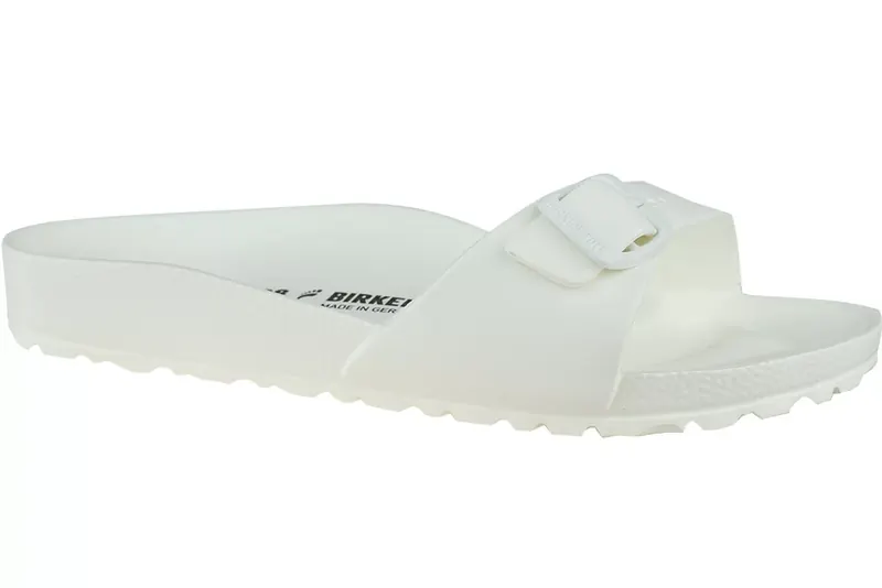 Birkenstock Madrid Essentials Eva 128183, Damskie, Białe, klapki, syntetyk, rozmiar: 38
