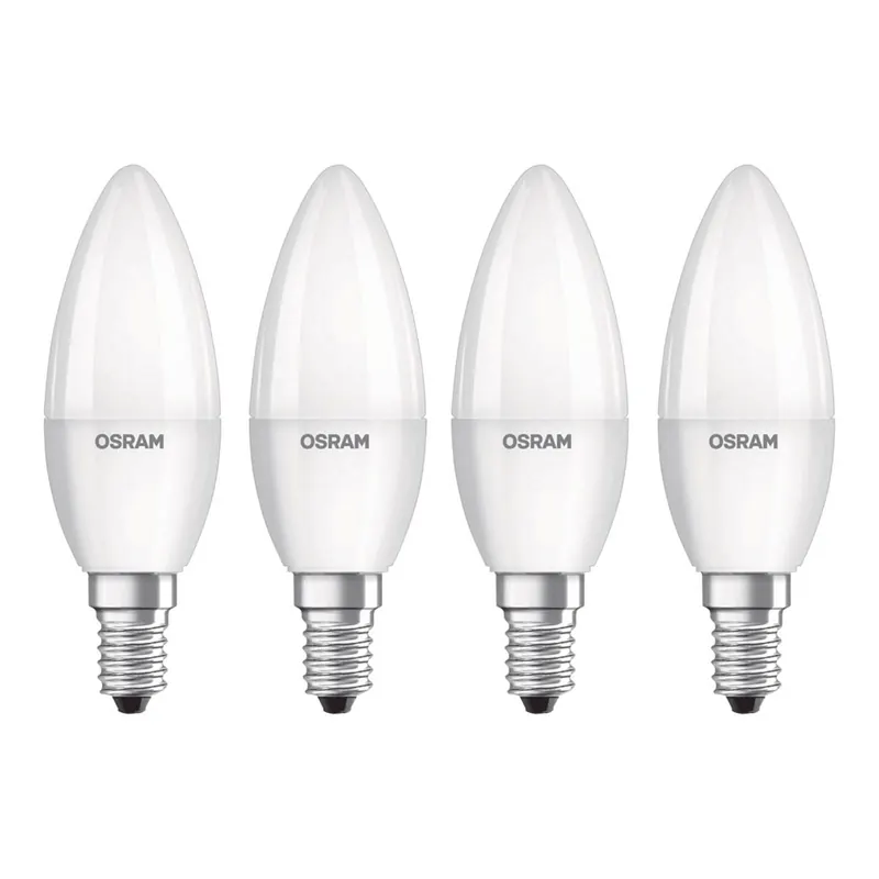 OSRAM świeca LED E14 Base Retro 4,9W 4szt. 4 000 K