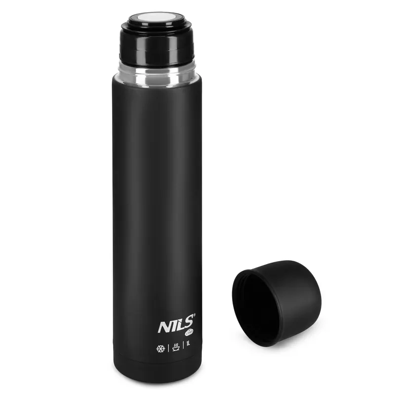 NILS CAMP NC3803 TERMOS TURYSTYCZNY 500 ML CZARNY (one size)