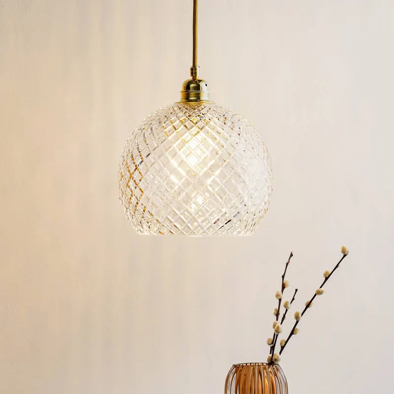 EBB & FLOW Rowan lampa wisząca, złota Ø 22cm