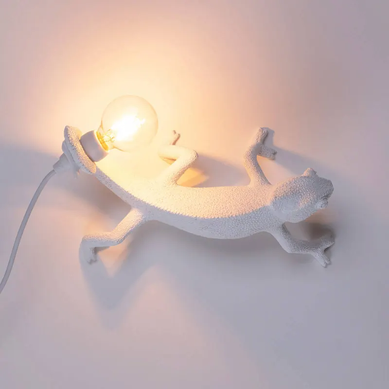 SELETTI Chameleon Lamp Going Down Lampa ścienna USB