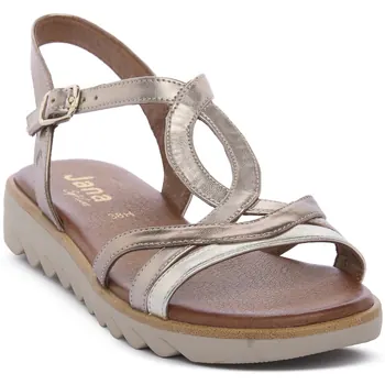 Jana  Flache Sandalen METALLIC COMB