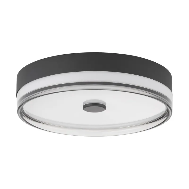 Stalowa lampa sufitowa LED ze ściemniaczem w kolorze matowej czerni Helios – Nova Luce