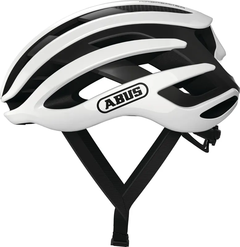 ABUS kask rowerowy AIRBREAKER biały (52-58)