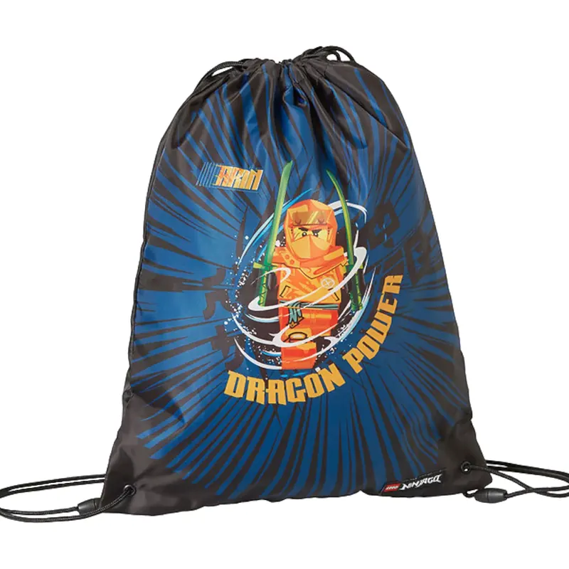 LEGO Ninjago Gymsack 10034-2404, Dla chłopca, Granatowe, worki, poliester, rozmiar: One size