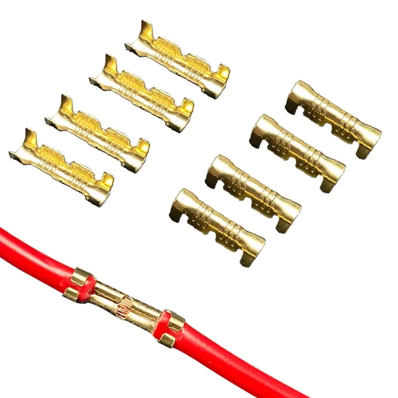 50 szt. 100 szt. 200 szt. zacisk zaciskowy typu U Tab z blokiem zaciskowym 0,3 do 1, 5 mm2 Podwójne złącze zaciskowe