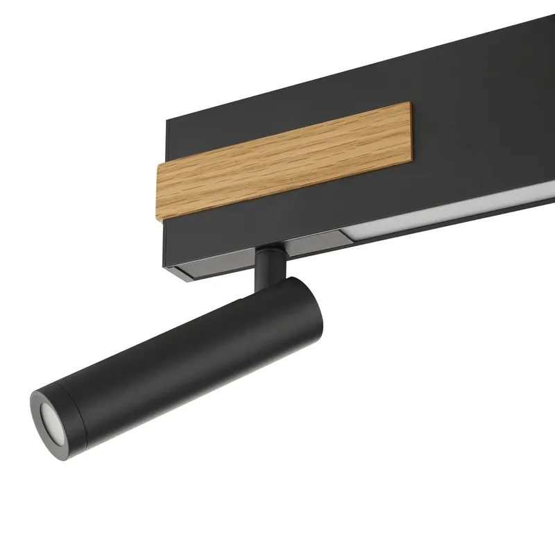 Reflektor sufitowy LED Streamline, długość 60 cm, czarny, 2-punktowa.