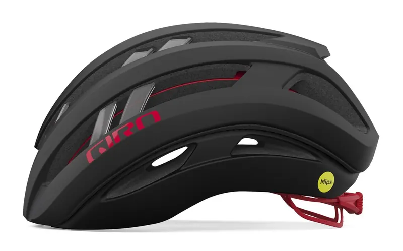 Kask szosowy GIRO ARIES SPHERICAL MIPS matte carbon czerwony (51-55)