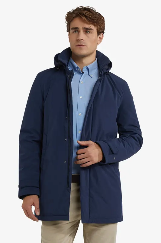 McGregor Hooded Raincoat Navy Maat: XL | Regenjassen Outlet | Heren | Blauw