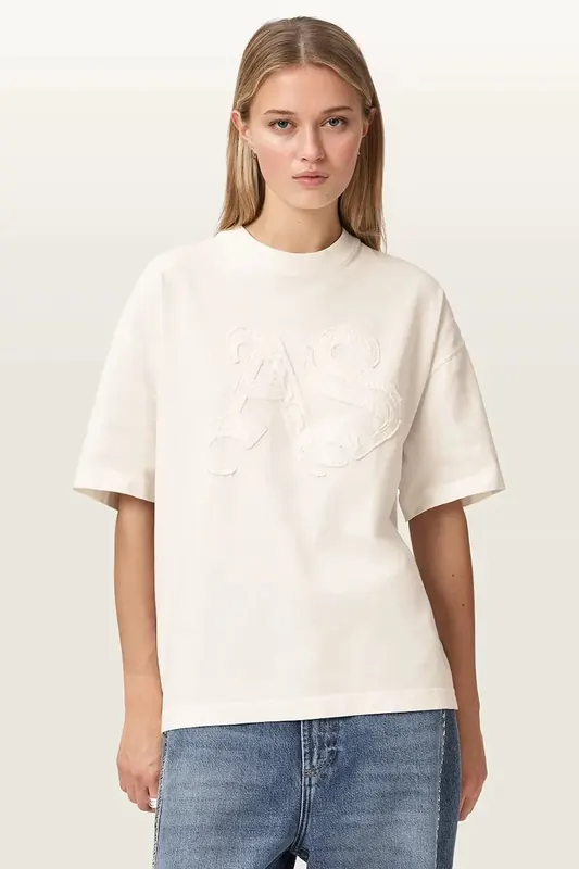 AllSaints T-shirt damski bawełniany INSIGNIA