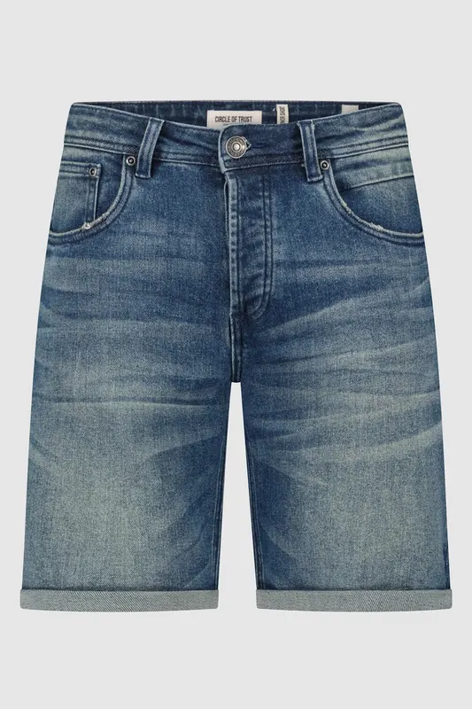 Circle of Trust Connor Short Rocky Blue Maat: W27 | Spijkershorts Outlet | Heren | Blauw