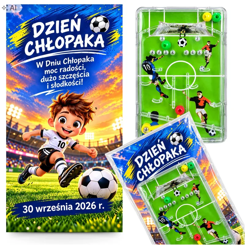 Gra Piłka Nożna Na Dzień Chłopaka Do Szkoły Przedszkola Życzenia