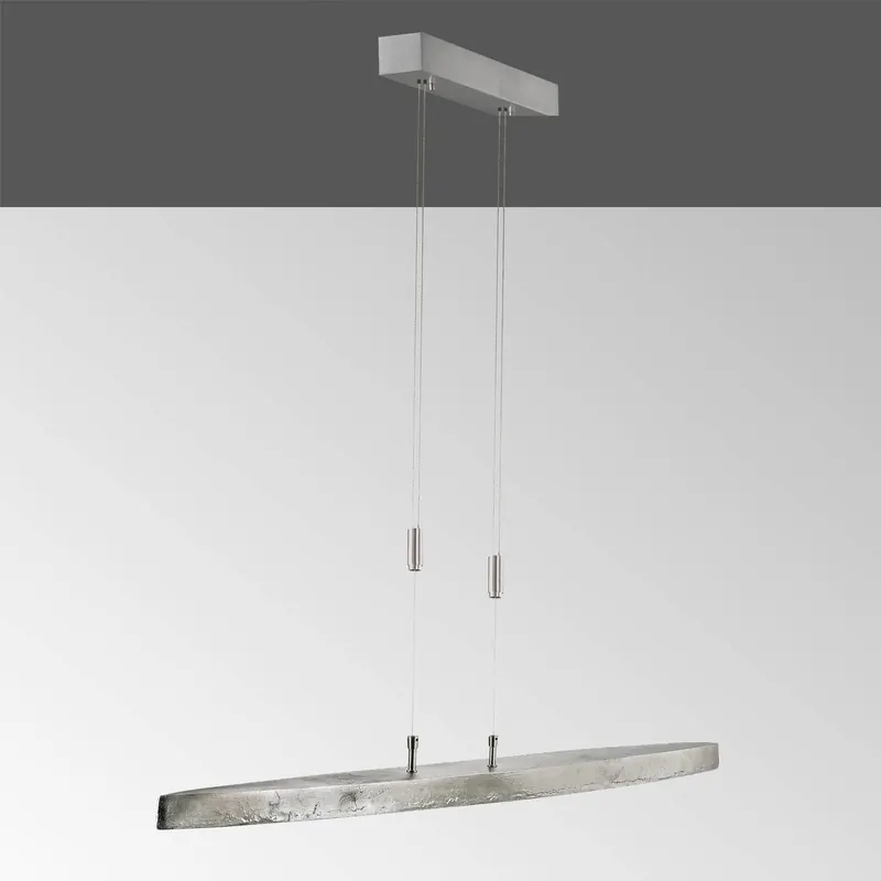 Lampa wisząca LED Colmar, CCT, nikiel, 106 cm