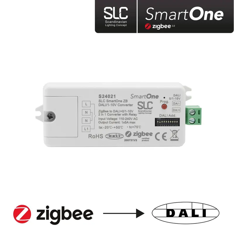 SLC SmartOne konwerter sygnału ZigBee na DALI/1-10V