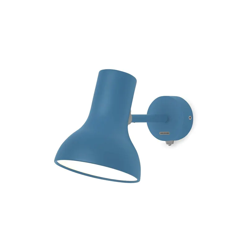 Kinkiet Anglepoise Type 75 Mini z przełącznikiem, niebieski