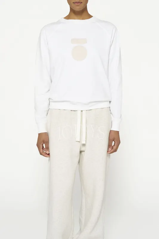10DAYS The Crew Neck Sweater White Maat: XXS | Sweaters Outlet | Dames | Wit