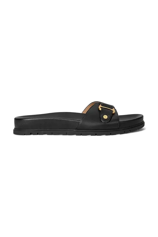 Lauren Ralph Lauren klapki damskie skórzane Tasha Slide