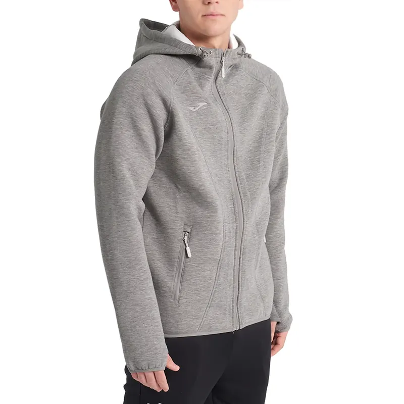 Joma Basilea Softshell Hoodie 101028-280, Męskie, Szare, bluzy, poliester, rozmiar: S