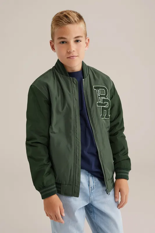We Fashion Bomber Dark Green Maat: 110/116 | Jassen Outlet | kids | Groen