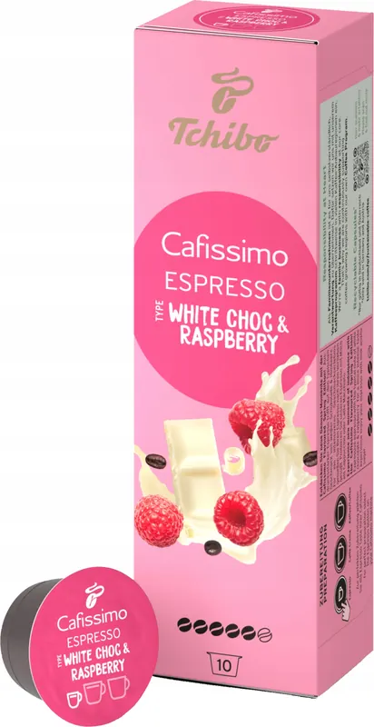 Kapsułki Tchibo Cafissimo Espresso White Choc & Raspberry 10 szt.