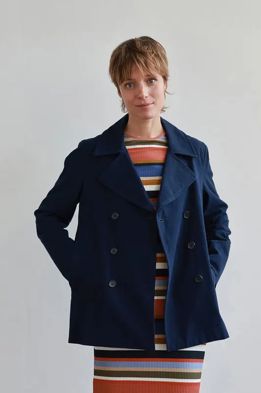 TWOTHIRDS Mbudya - Navy Maat: XS | Blazers Outlet | Dames | Blauw