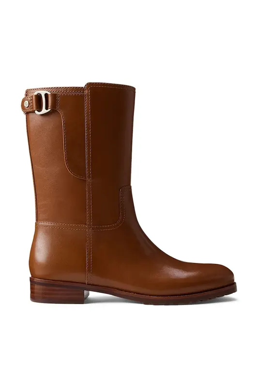 Lauren Ralph Lauren botki skórzane Tasha Mid