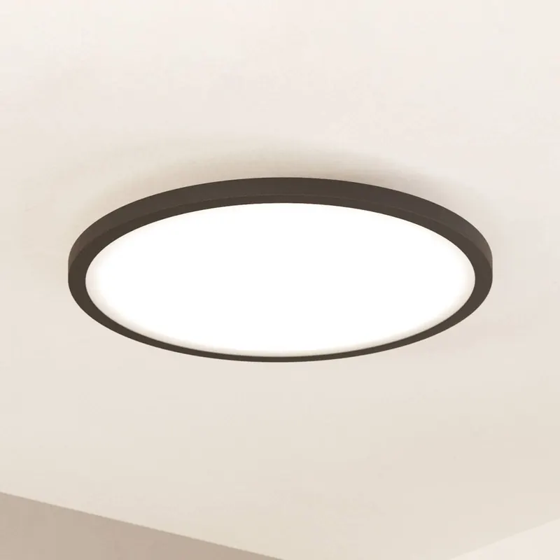 EGLO connect Sarsina-Z lampa sufitowa czarna Ø45cm