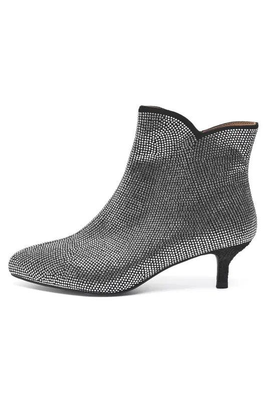 Woden Saga Zip Crystal Black Maat: 37 | Laarzen Outlet | Dames | Zwart