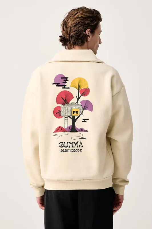 Napapijri bluza oversize męska z bawełną Tenri
