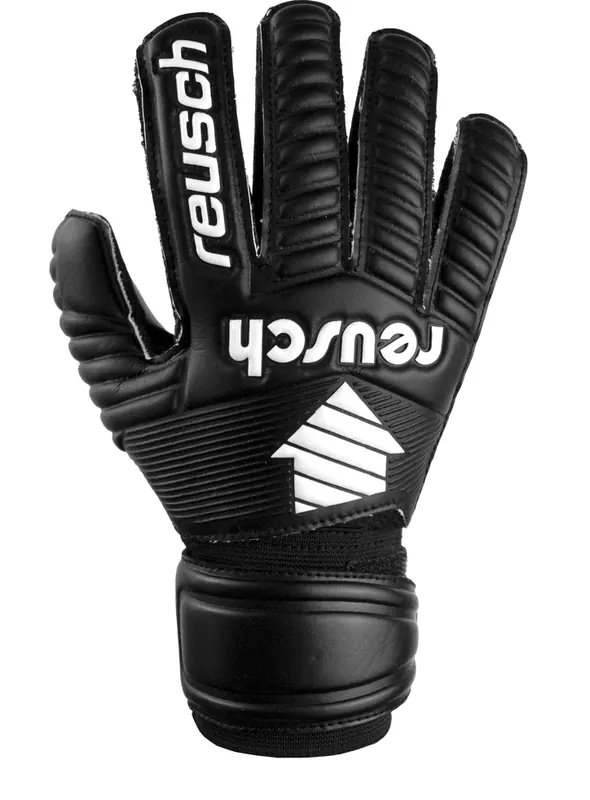 Rękawice bramkarskie dziecięce REUSCH Legacy Arrow Silver Junior czarne (7.5)