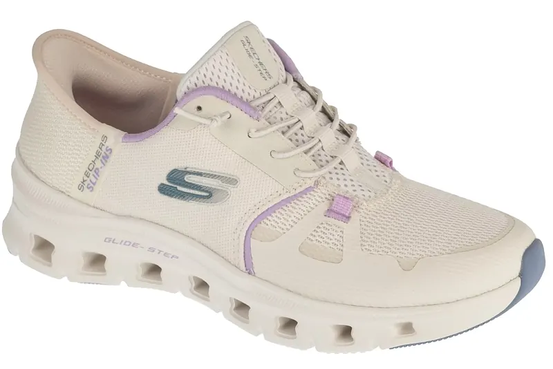 Skechers Slip-Ins: Glide-Step Pro 150420-NTMT, Damskie, Beżowe, buty sneakers, tkanina, rozmiar: 40