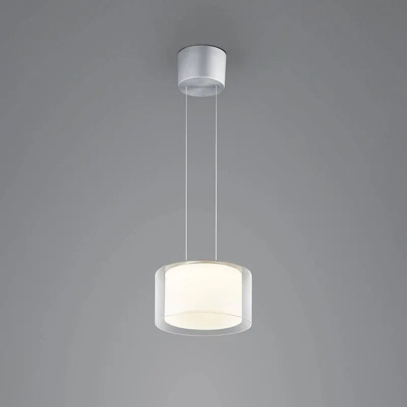 Lampa wisząca LED BANKAMP Grand Clear, 1-punktowa, Ø 32 cm