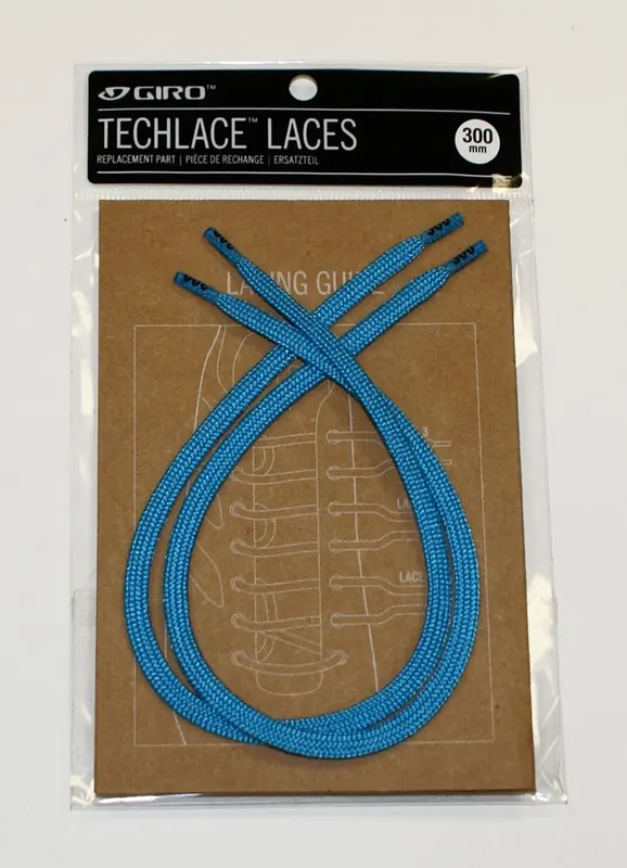 GIRO Sznurówki TECHLACE LACES niebieski (235mm)
