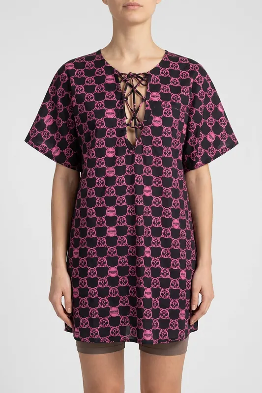 Moschino Beach Dress Pink Maat: S | Mini Jurken Outlet | Dames | Roze