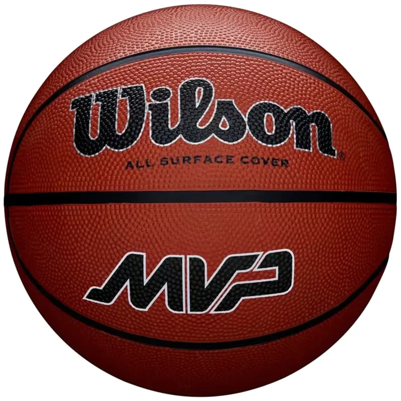Wilson MVP Ball WZ3018703XB, Unisex, Brązowe, piłki do koszykówki, Guma, rozmiar: 7
