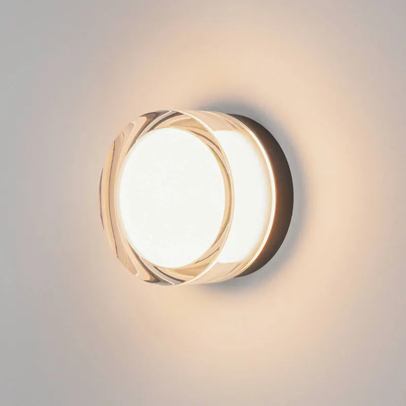 SLV Cyft kinkiet LED, czarny, aluminium, Ø 13,2 cm, CCT