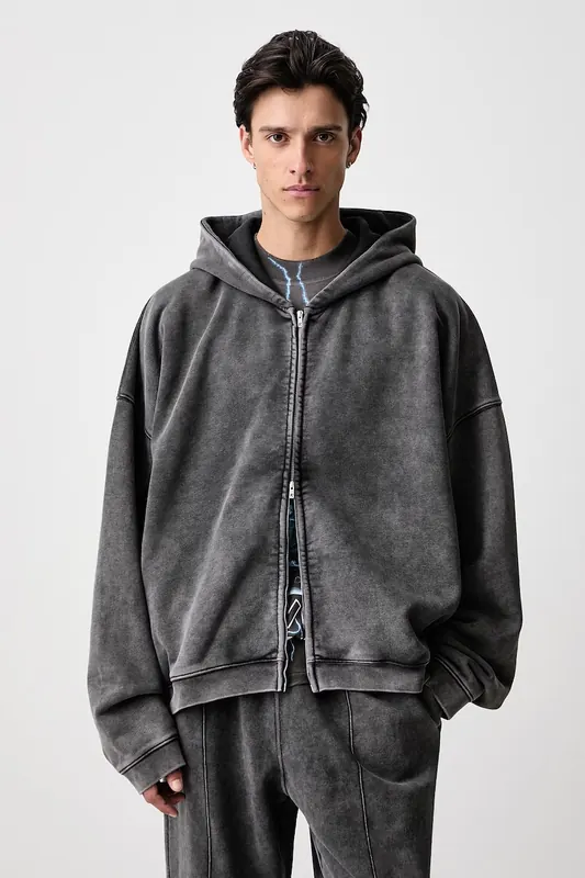 Represent  bluza rozpinana z kapturem bawełniana męska