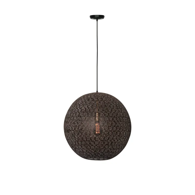 Lampa wisząca Oronero, Ø 50 cm, czarny/złoty, metal