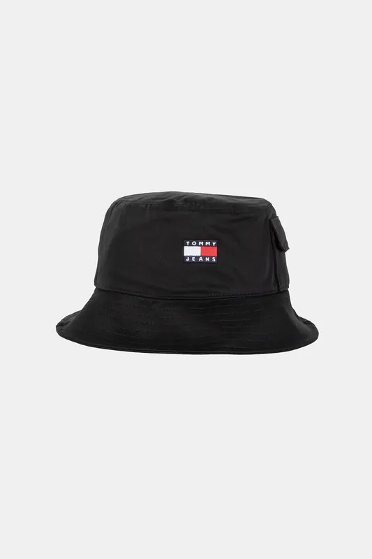 Tommy Hilfiger Heritage Bucket Hat Black Maat: OS | Petten Outlet | Heren | Zwart