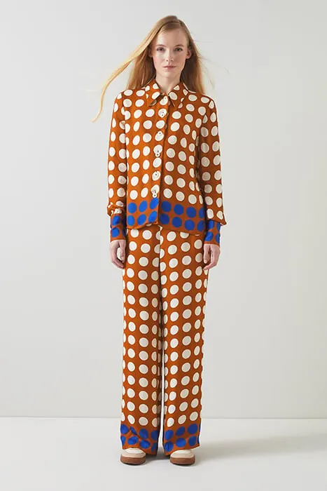 LK Bennett Tr Elise - Spot Trousers Multi Maat: 40 | Straight Broeken Outlet | Dames