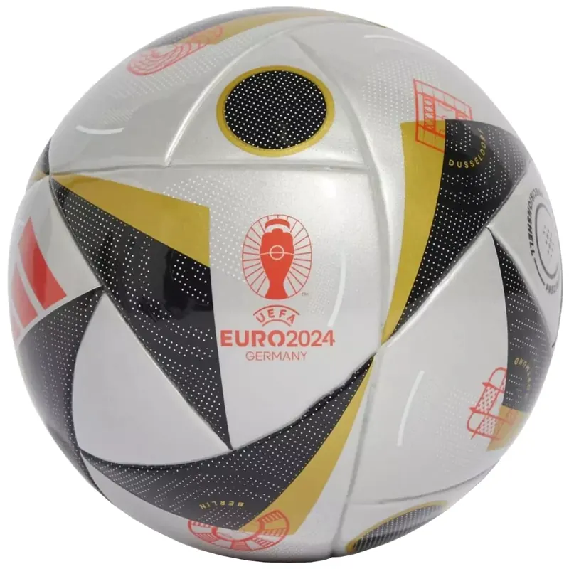 adidas Fussballliebe Finale Euro 2024 Mini Ball IX4048, Unisex, Srebrne, piłki do piłki nożnej, TPU, rozmiar: 1