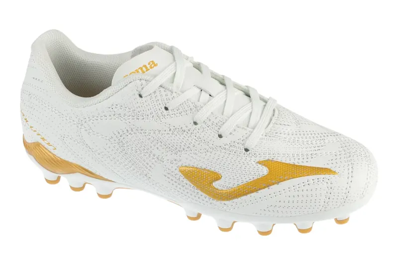 Joma Evolution Jr 2602 AG EVJS2602AG, Dla chłopca, Białe, buty piłkarskie - korki, skóra syntetyczna, rozmiar: 36