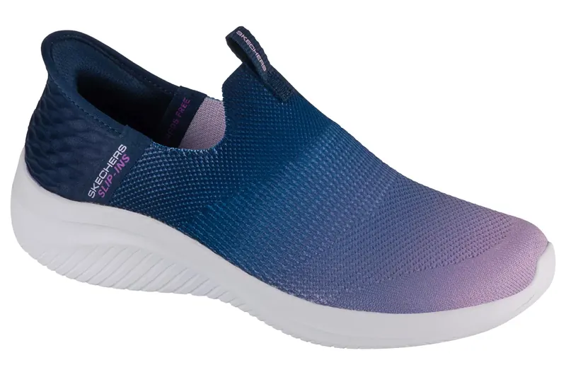Skechers Slip-Ins Ultra Flex 3.0 - Beauty Blend 150183-NVLV, Damskie, Granatowe, buty sneakers, tkanina, rozmiar: 40