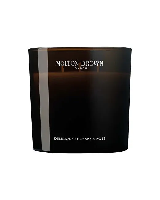 Molton brown Pyszna świeca zapachowa o aromacie rabarbaru i róży 600 g