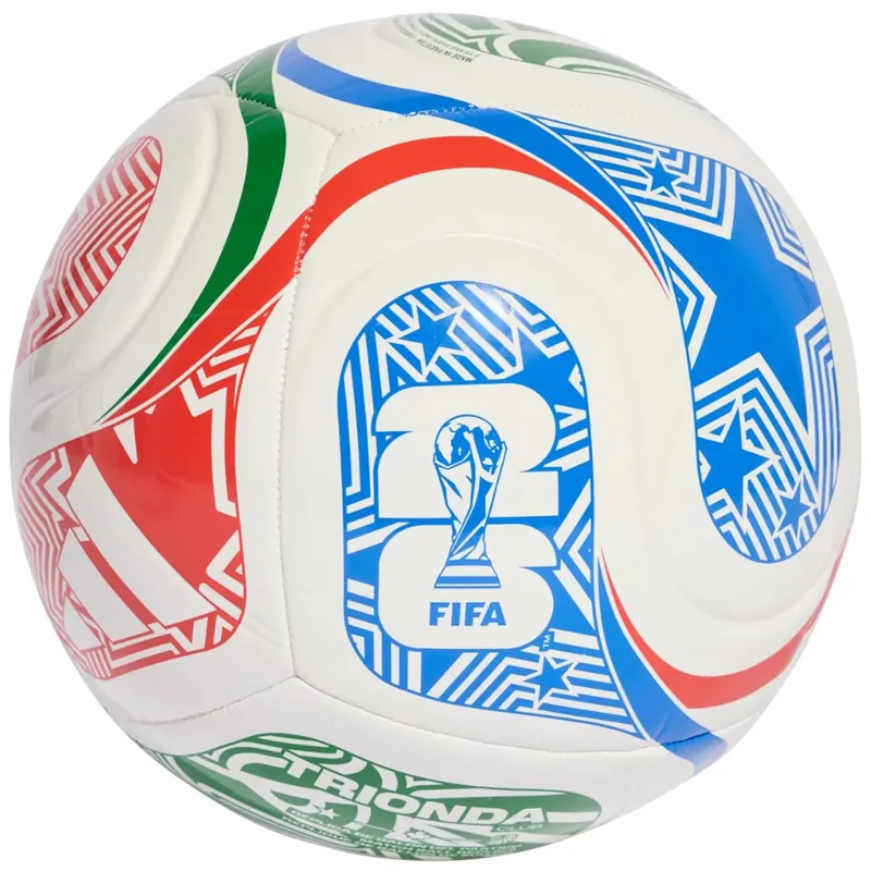 adidas FIFA World Cup 26 Trionda Club Ball JD8028, Unisex, Białe, piłki do piłki nożnej, TPU, rozmiar: 3