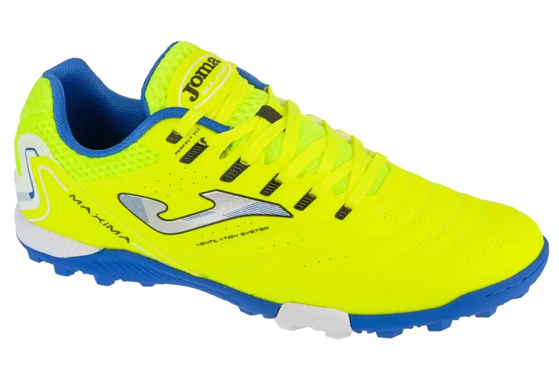 Joma Maxima 2509 TF MAXS2509TF, Męskie, Żółte, buty piłkarskie - turfy, skóra syntetyczna, rozmiar: 43,5