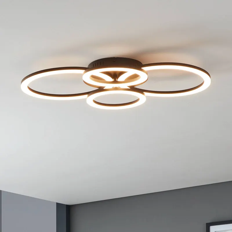 EGLO connect Parrapos-Z lampa sufitowa LED, 4-pkt.